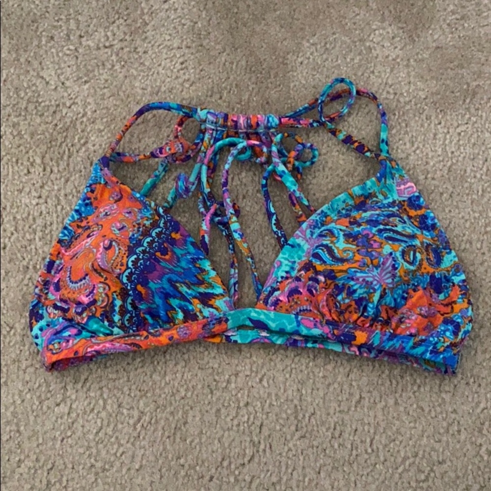 Paisley bikini top